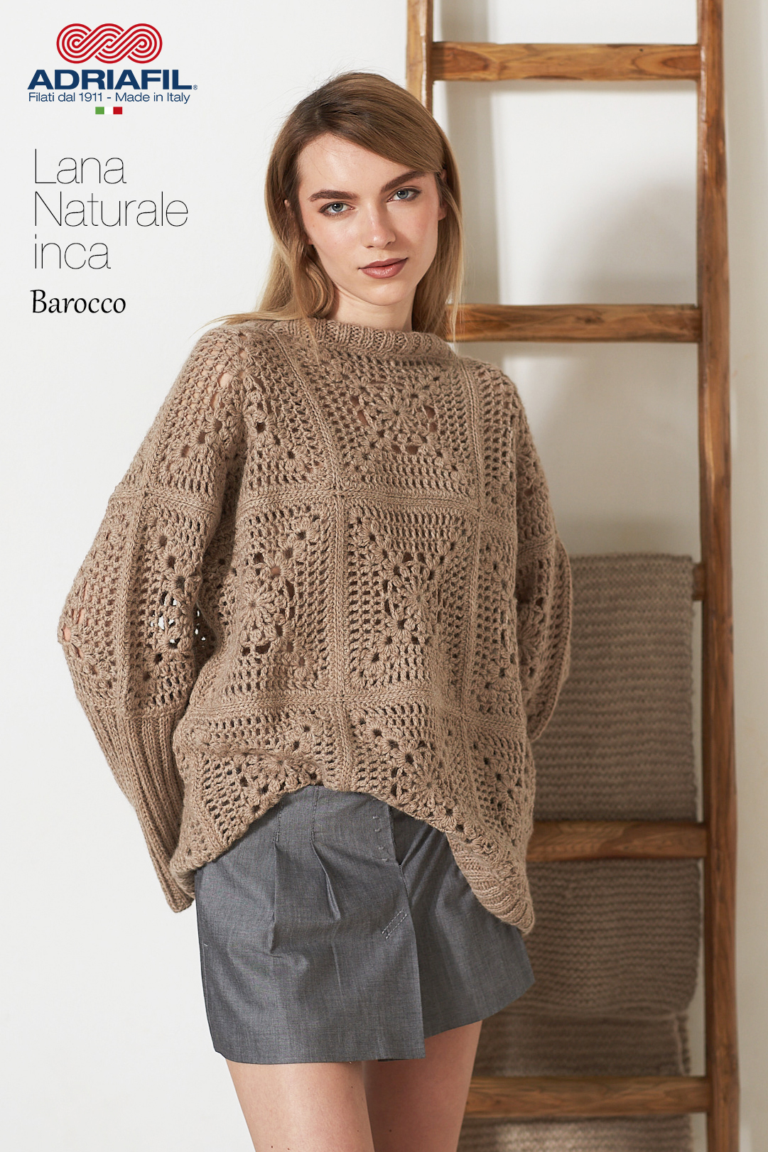 Lana Naturale Inca “Barocco” pullover